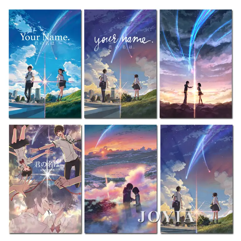 Your Name: Kisah cinta yang menyeberangi waktu Poster film anime Your Name.