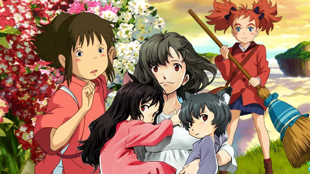 Petualangan Menarik di Dunia Anime Gambar poster film anime Your Name dan Howl's Moving Castle