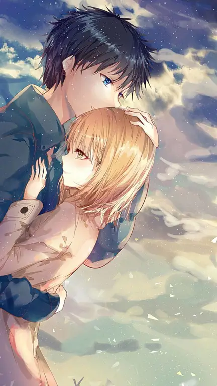 Kisah Cinta Anime yang Menyentuh Pasangan romantis dalam film anime