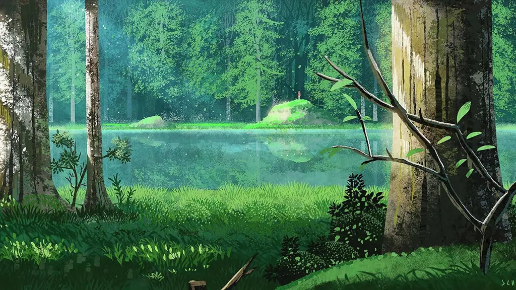 Keindahan alam dalam film animasi Jepang Pemandangan alam khas Jepang dalam film animasi
