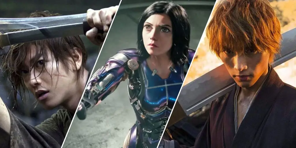 Adegan Aksi Terbaik dalam Film Anime Gambar adegan aksi dari film anime