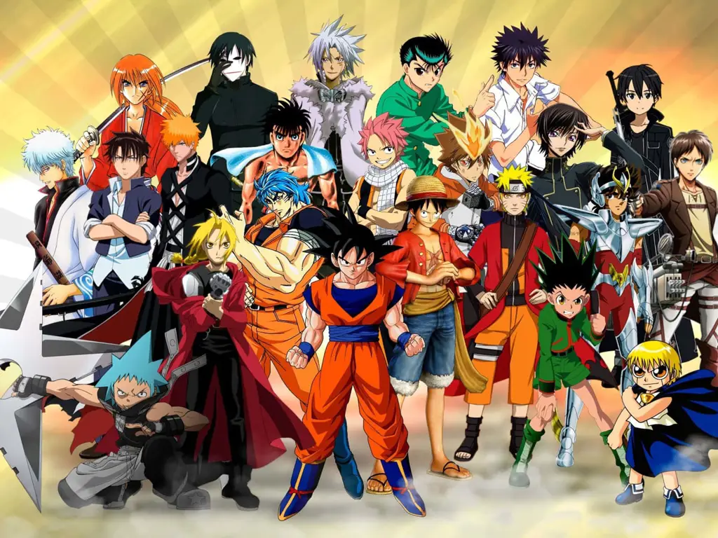 Karakter Anime Favorit Gambar karakter anime