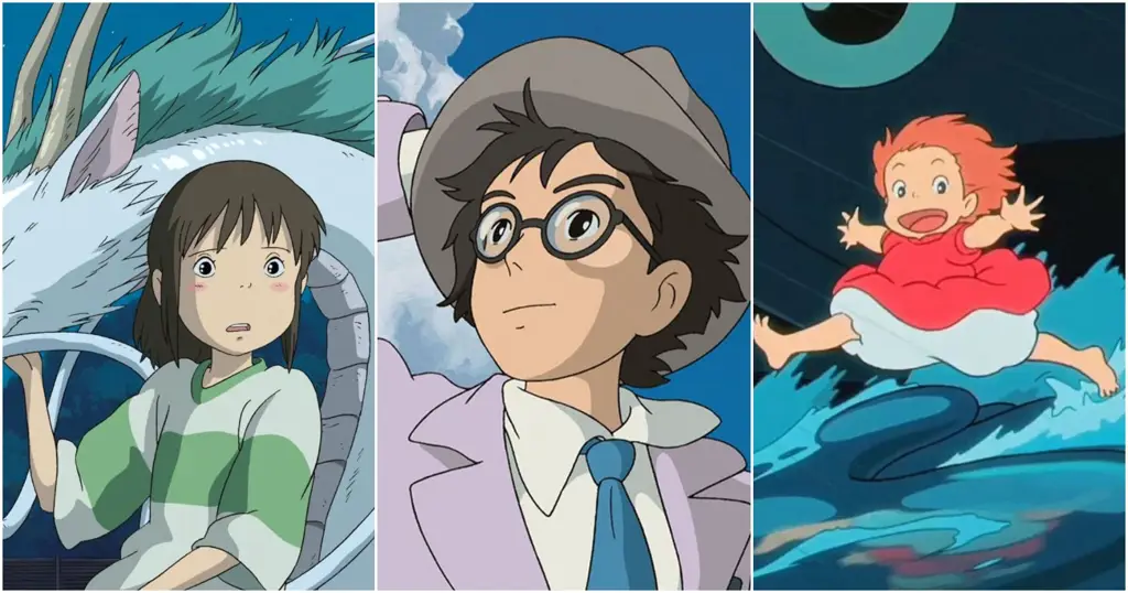 Gaya Animasi Studio Ghibli yang Unik Contoh gambar animasi khas Studio Ghibli