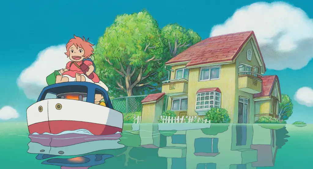 Adegan dari film Ponyo.