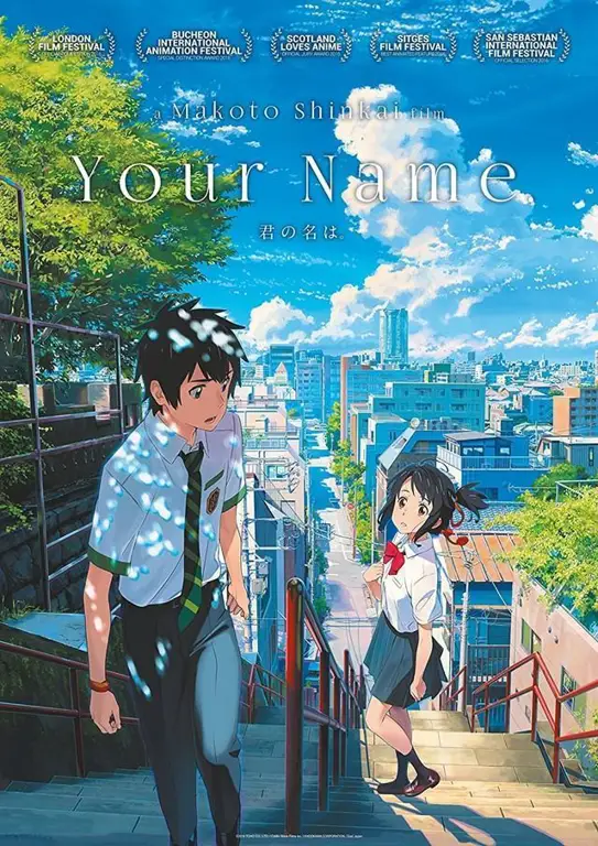 Adegan romantis dari film anime