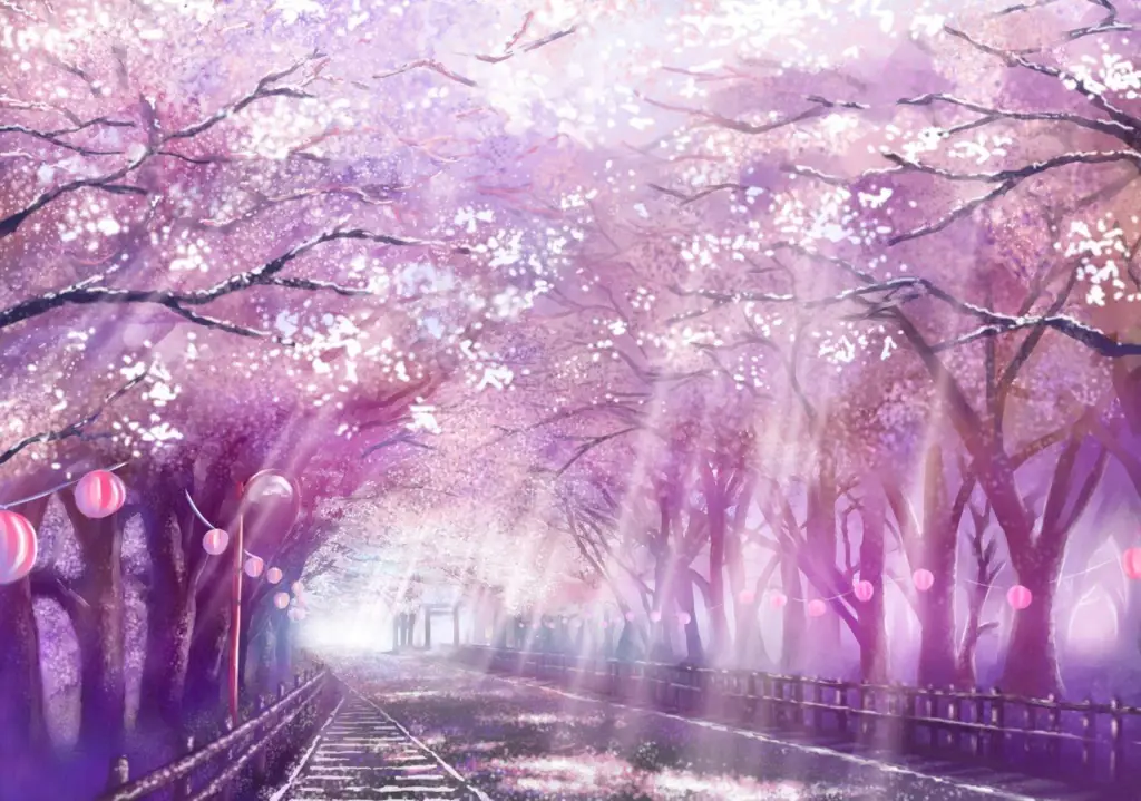 Inspirasi dari Alam Anime Pemandangan indah dari film anime Jepang
