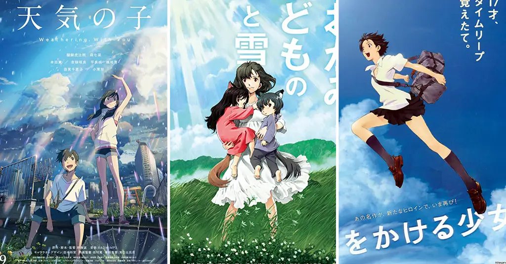 Koleksi Poster Film Anime Terbaik Gambar berbagai poster film anime terbaik sepanjang masa