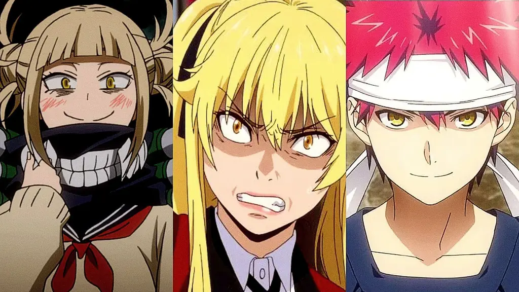 Berbagai karakter anime yang ikonik dan populer