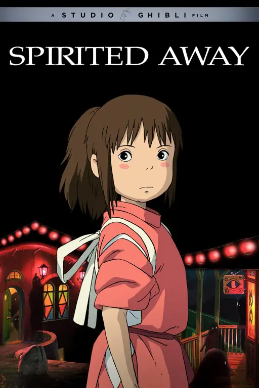 Spirited Away: Poster film animasi Jepang karya Studio Ghibli