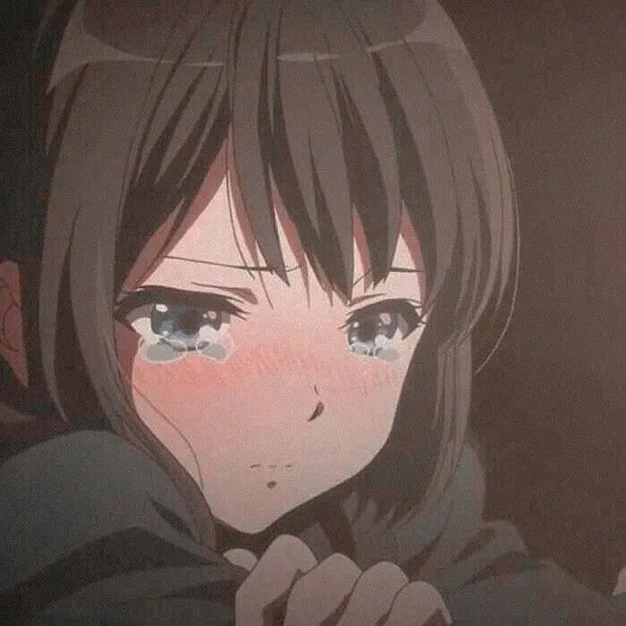 Emosi yang Tergambar dalam Anime Gambar gadis anime yang sedang menangis sedih