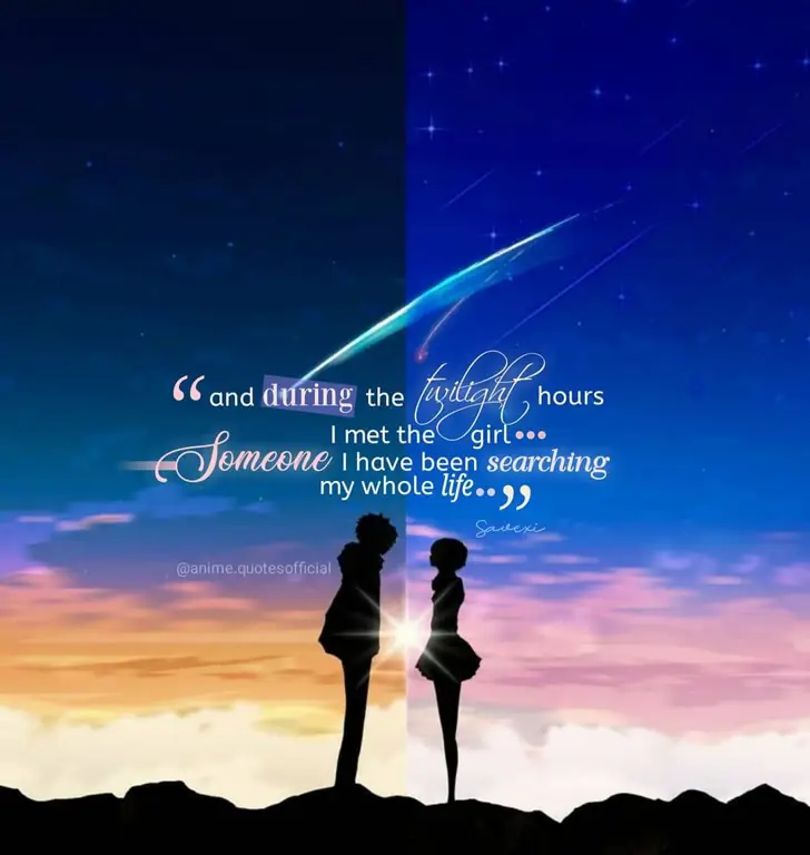 Poster film Your Name.