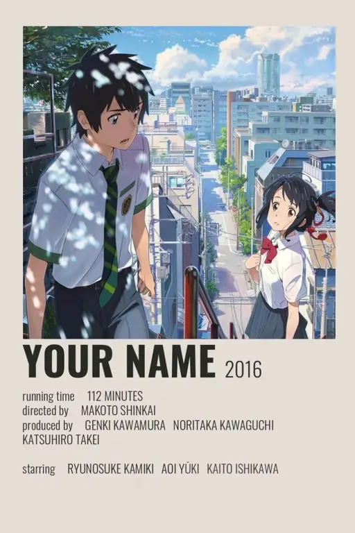 Berbagai Poster Film Anime dengan Genre Unik Poster film anime dengan genre unik