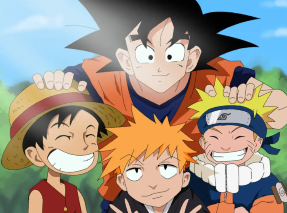 Menikmati film anime berkualitas Gambar orang menonton film anime