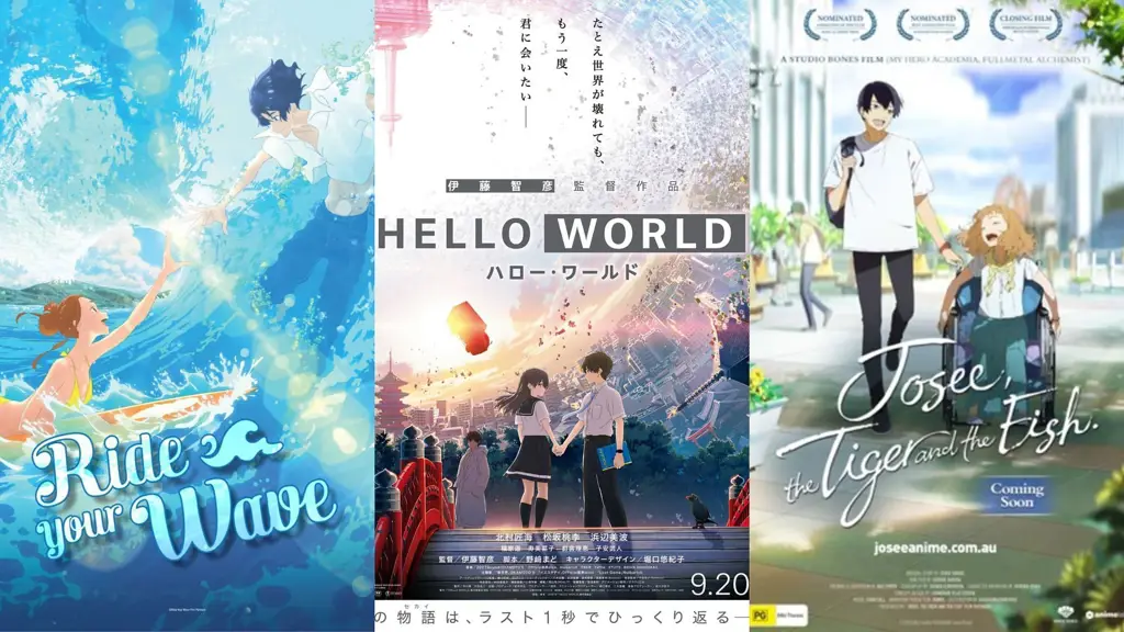 Rekomendasi Film Anime Terbaik di Viu Berbagai macam poster film anime terbaik di Viu