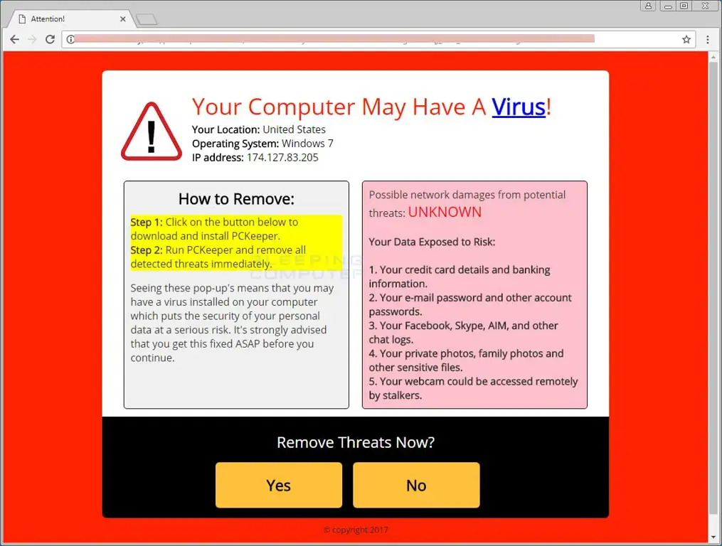 Bahaya malware pada situs ilegal Peringatan virus komputer