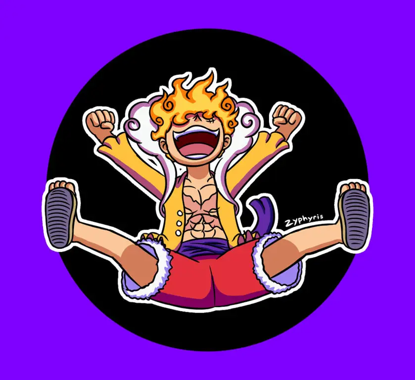 Luffy dalam wujud terkuatnya Gambar Luffy dengan kekuatan penuh