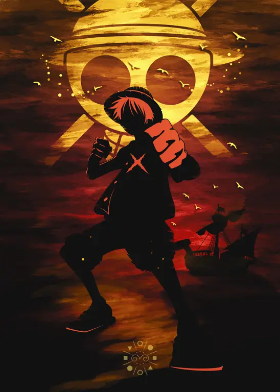 Kenangan Indah Bersama One Piece Gambar fanart One Piece yang menunjukkan momen emosional