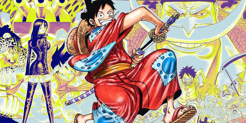 Pertempuran Sengit di Arc Wano Adegan pertarungan di arc Wano