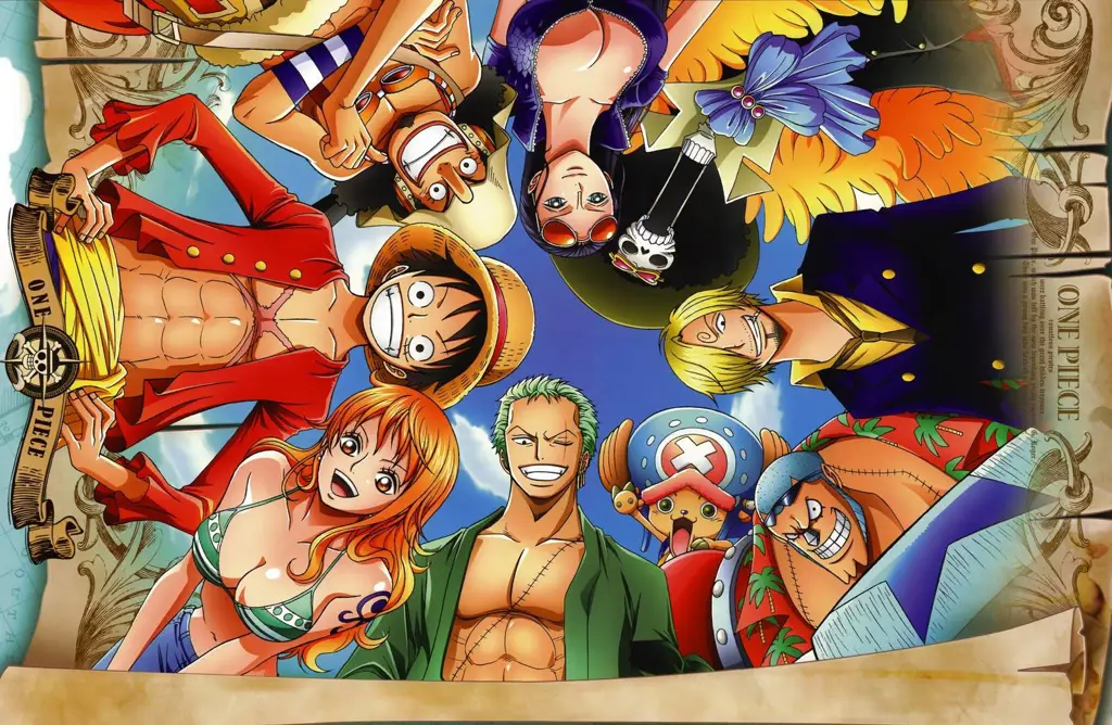 Kru Topi Jerami yang Hebat Gambar Kru Topi Jerami One Piece