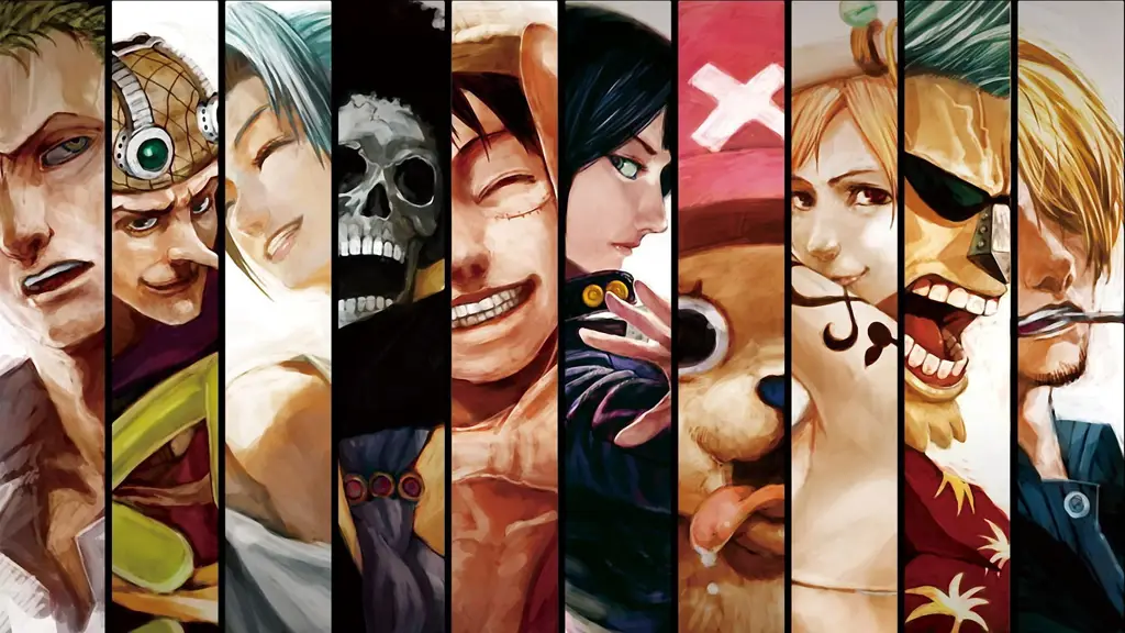Karakter-karakter ikonik One Piece Gambar berbagai karakter One Piece