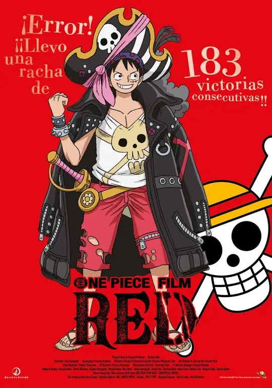 Poster Film One Piece Terbaru Poster Film One Piece Red