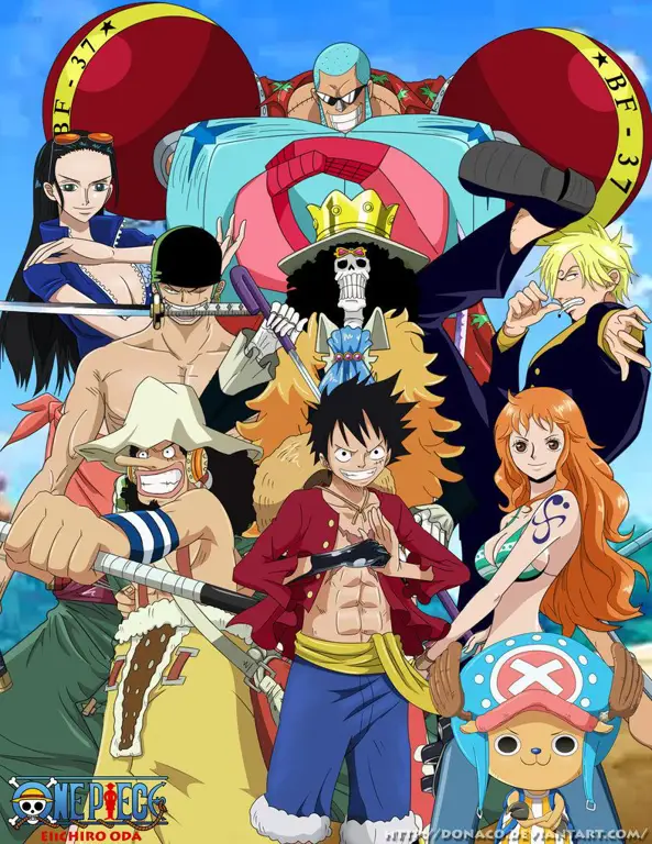 Kru Topi Jerami yang Hebat Gambar Kru Topi Jerami One Piece