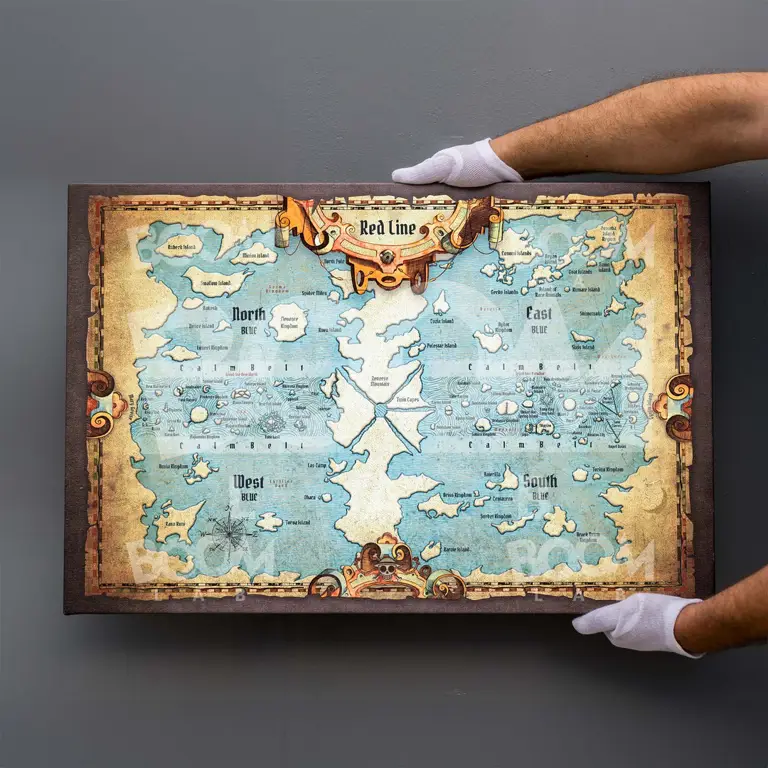 Petualangan di Dunia One Piece Peta dunia One Piece