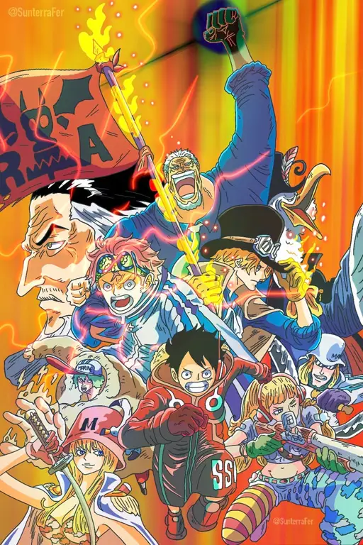 Sampul Manga One Piece Terbaru Gambar sampul manga One Piece
