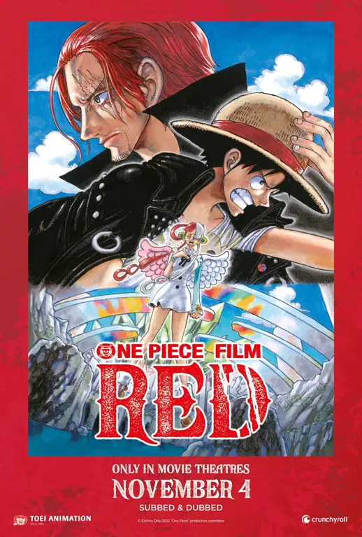 Poster Film One Piece Red Poster Film One Piece Red