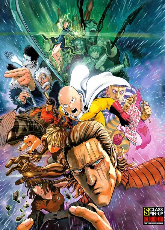 Saitama, Pahlawan dengan Satu Pukulan Ilustrasi Saitama dari One Punch Man