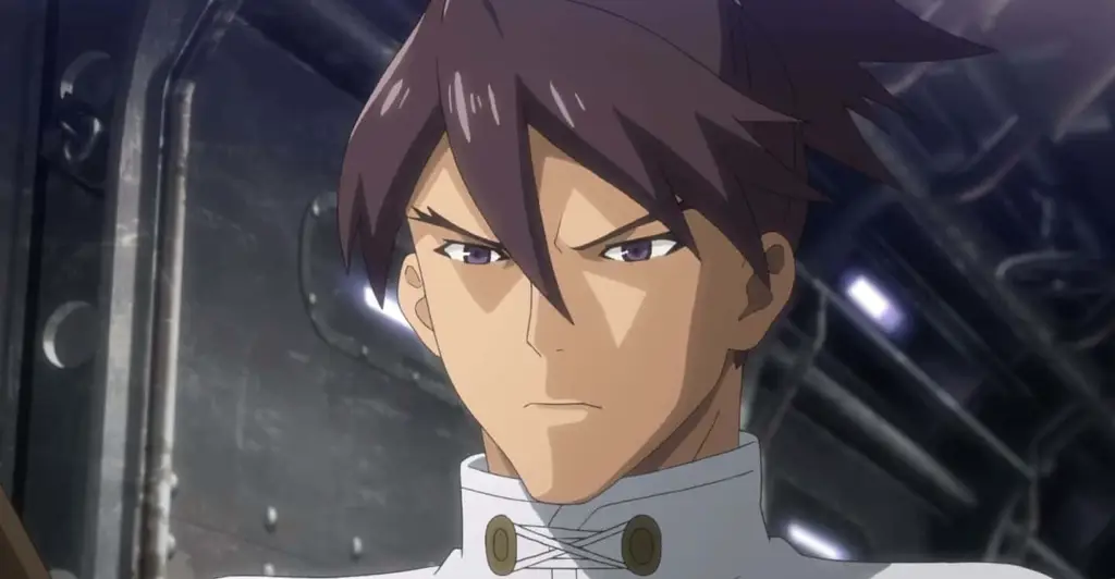 Tekad yang kuat dari seorang pahlawan anime Gambar karakter anime yang gigih