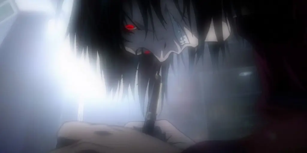 Gambar anime dengan adegan menegangkan di episode pertama