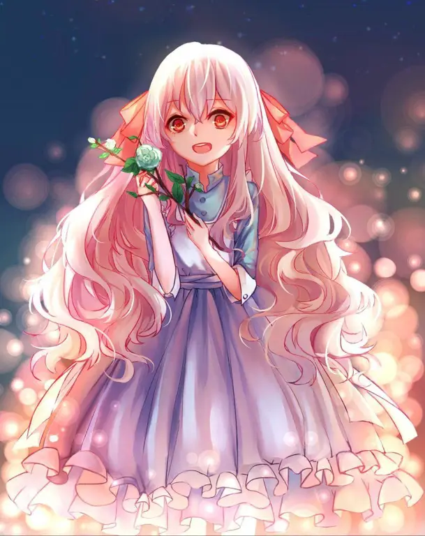Anime Pendek yang Menggemaskan Ilustrasi gadis anime yang lucu dan menggemaskan