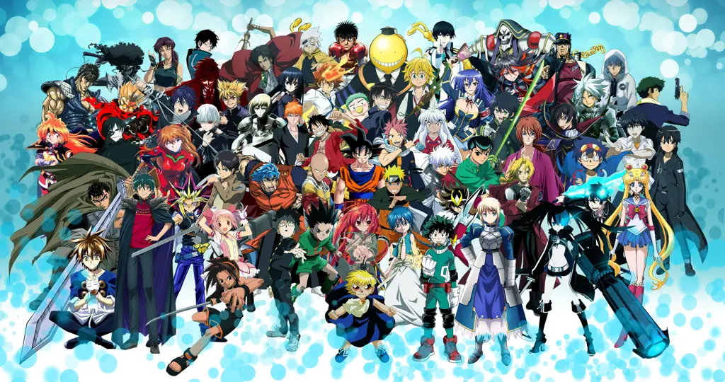 Koleksi pahlawan anime favorit Gambar berbagai macam pahlawan dari berbagai anime
