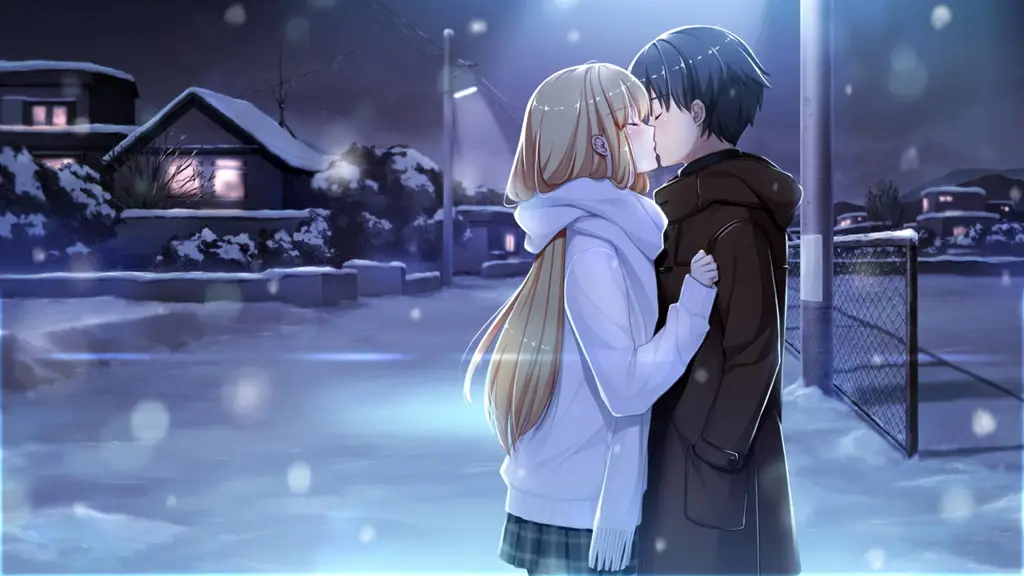 Momen Romantis dalam Anime Adegan ciuman karakter anime