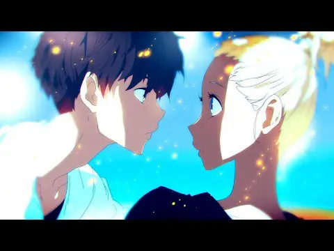 Momen romantis dalam anime Pasangan anime yang sedang berpelukan