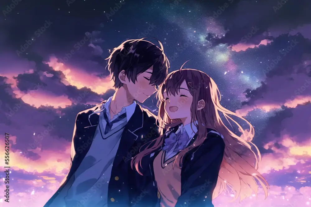 Adegan romantis dari anime