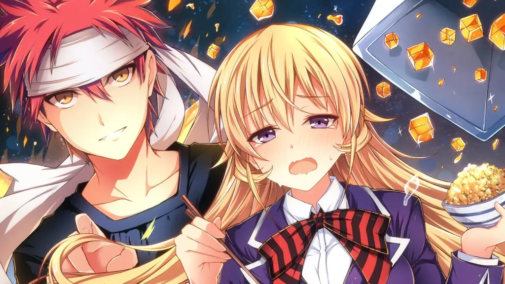 Gambar makanan dalam anime Food Wars
