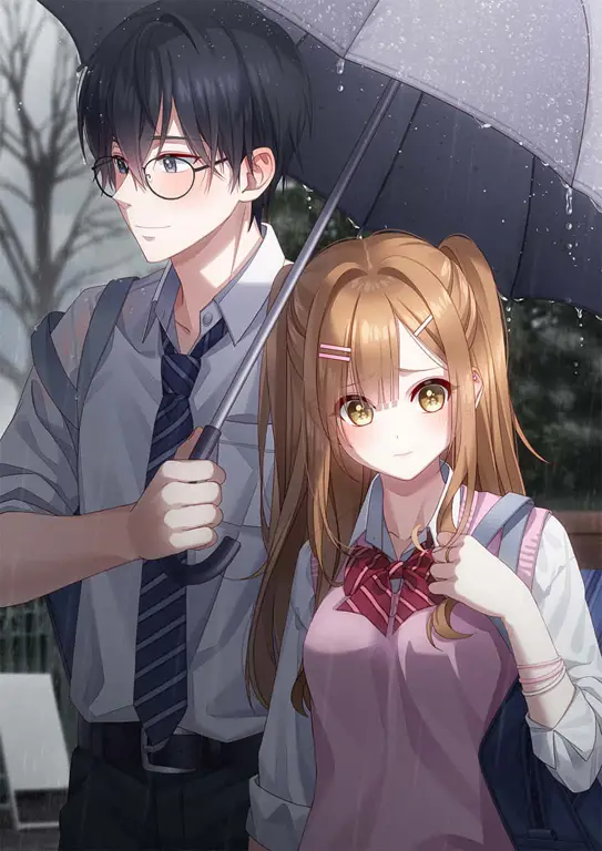 Anime Romantis: Pasangan Lucu dan Menggemaskan Pasangan anime lucu dan menggemaskan