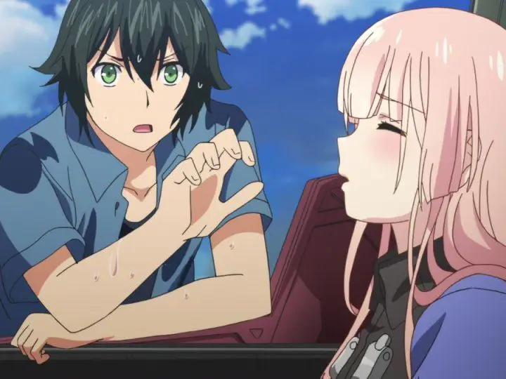 Adegan lucu dari anime komedi romantis Adegan komedi romantis anime