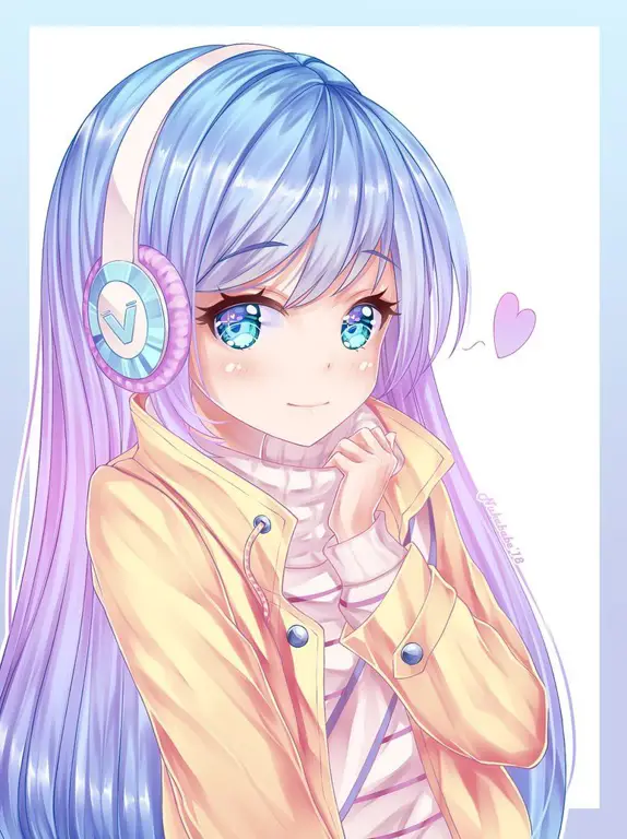 Karakter Anime Romantis yang Menggemaskan Gadis anime yang lucu