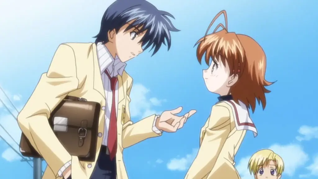 Gambar adegan dari anime Clannad