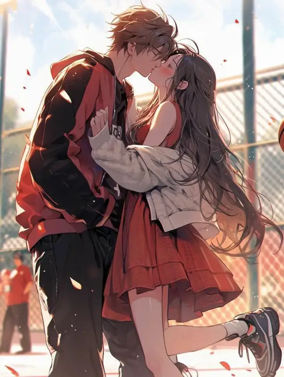 Momen-momen manis pasangan anime Pasangan anime yang lucu dan menggemaskan