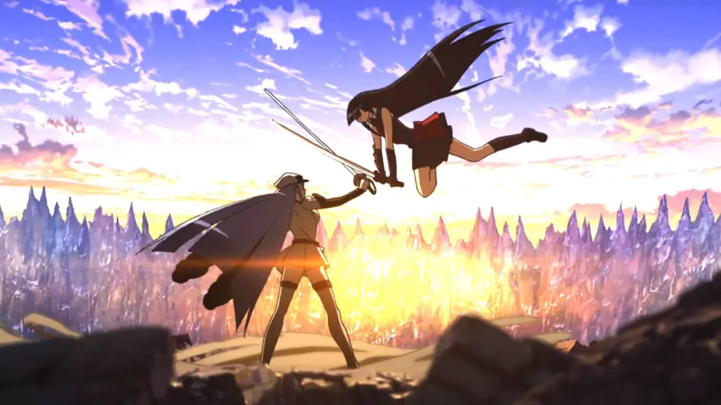 Pertarungan Sengit Dalam Anime Berdarah Gambar adegan pertarungan anime yang berdarah