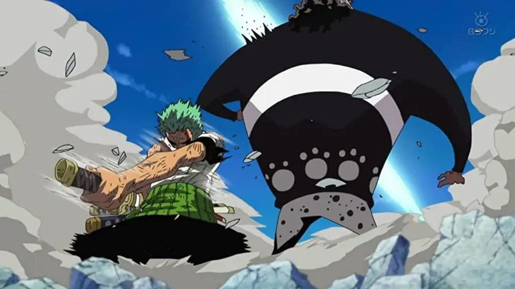 Adegan Ikonik dalam Anime One Piece Gambar adegan ikonik dari anime One Piece