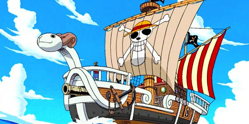 Kapal andalan Bajak Laut Topi Jerami Gambar kapal Going Merry