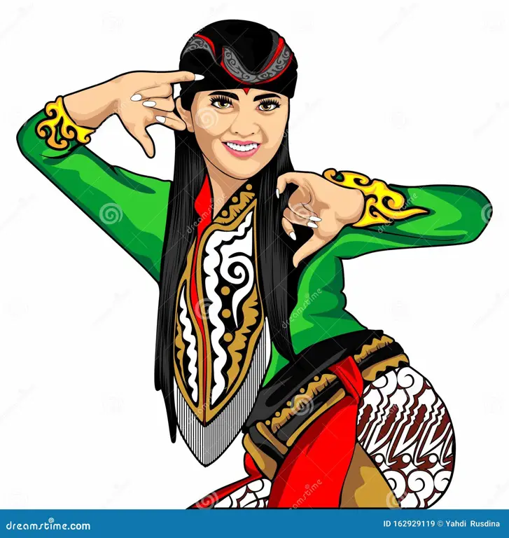Animasi Budaya Indonesia Ilustrasi animasi yang menampilkan budaya Indonesia