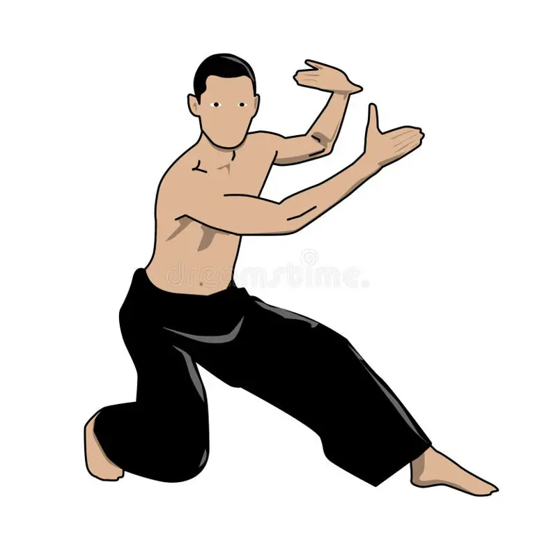 Latihan Keras Menuju Keahlian Silat Animasi bergaya anime yang menampilkan latihan keras seorang karakter yang mempelajari silat.