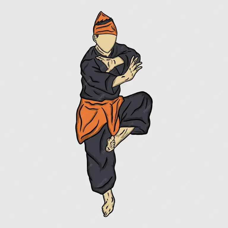 Gerakan Pencak Silat yang Diadaptasi ke Animasi Animasi gerakan pencak silat yang akurat dan dinamis