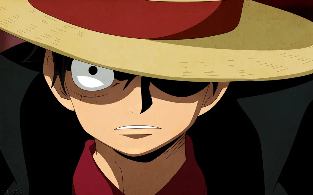 Luffy, kapten kru Topi Jerami Gambar Monkey D. Luffy